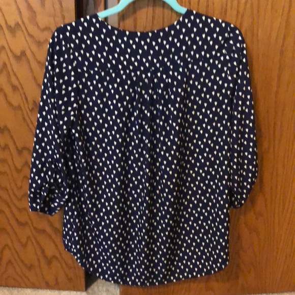 Pixley navy blue tulip 3/4 sleeve - Picture 5 of 5